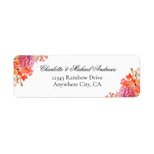 Elegant Floral Monogram Script Wedding