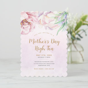 Elegant Floral Mother's Day Invitation 