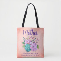 Elegant Floral MOTHER's  Tote Bag