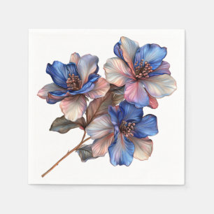  Elegant Floral Napkins 