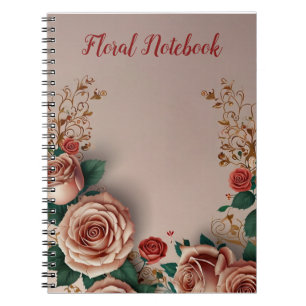 Elegant Floral Notebook
