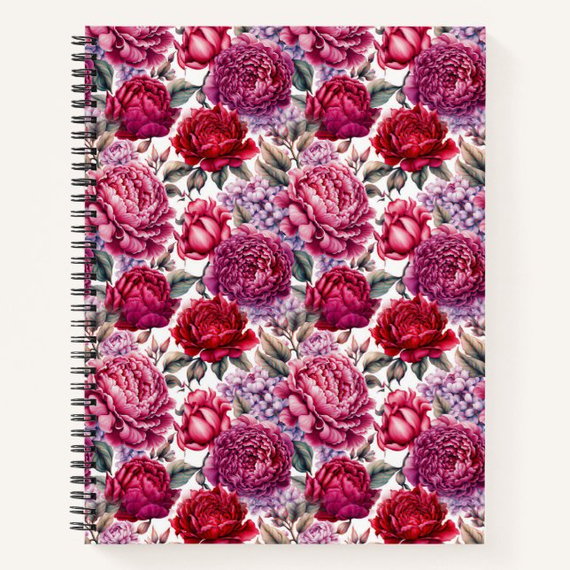 Elegant Floral Notebook (Front)