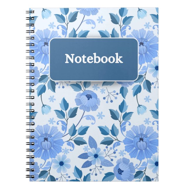 Elegant floral  notebook (Front)
