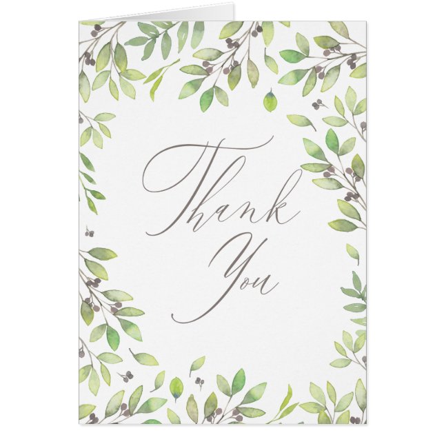 Elegant Floral Nurse Doctor Caregiver Thank You (Front)
