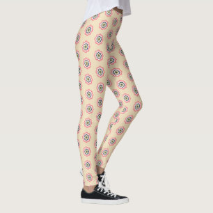 Elegant Floral Pastel women Leggings