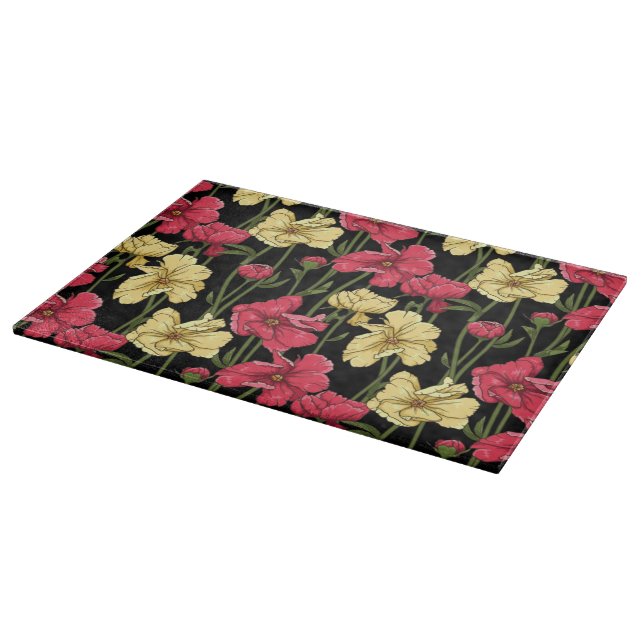 Elegant floral pattern 2 cutting board (Corner)