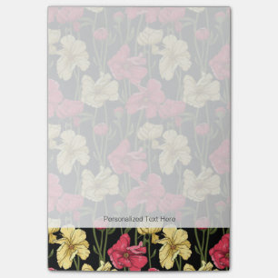 Elegant floral pattern 2 post-it notes