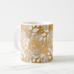 Elegant floral pattern.  coffee mug
