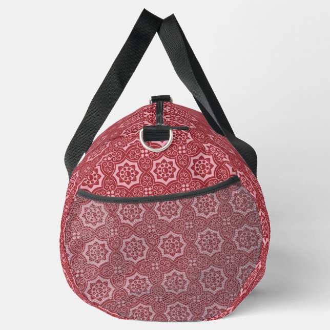 Elegant floral pattern duffle bag (Right)