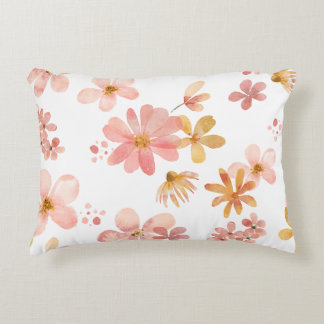 Elegant floral pattern throw pillows