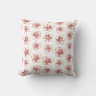 Elegant floral pattern throw pillows