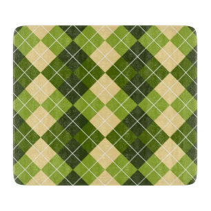 Elegant Floral Pattern with Red and Blue Leaves Cu Cutting Board