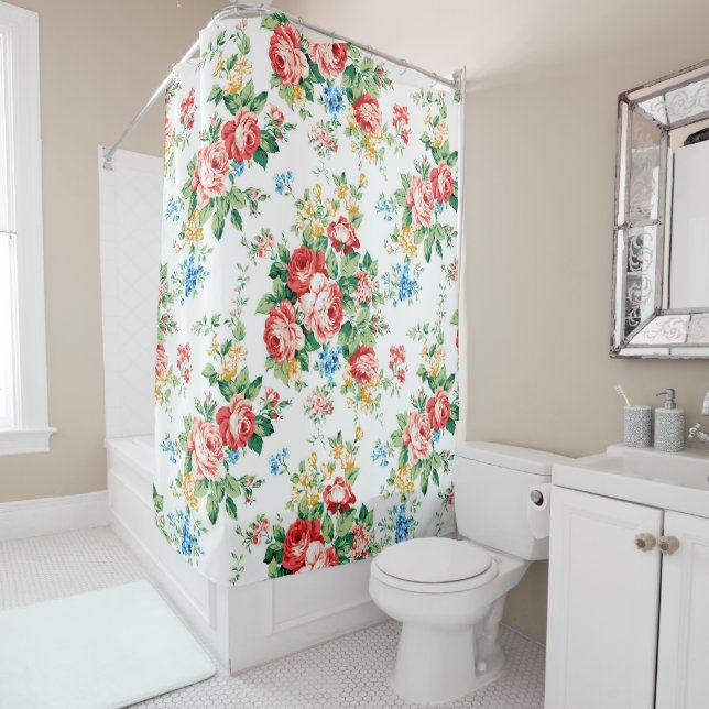 Elegant Floral Pattern with Rose Design Element (In Situ)