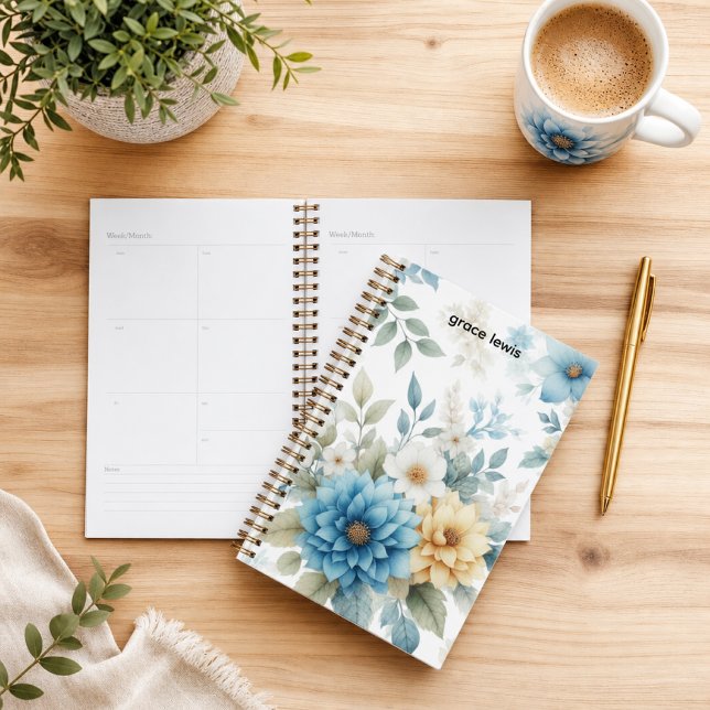 Elegant Floral Personalized Office Planner (Creator Uploaded)