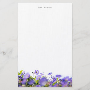 Elegant floral Personalized Stationery