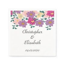 Elegant Floral Personalized Wedding