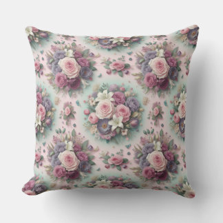 Elegant Floral Pillow