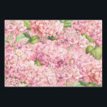 Elegant Floral Pink Hydrangea Pattern Wrapping Paper Sheet<br><div class="desc">These elegant floral wrapping paper sheets feature pink hydrangeas in full bloom completely covering the tissue paper. Perfect for wedding gift wrap and decoupage projects as well as other paper crafts. Designed by world renowned artist ©Tim Coffey.</div>