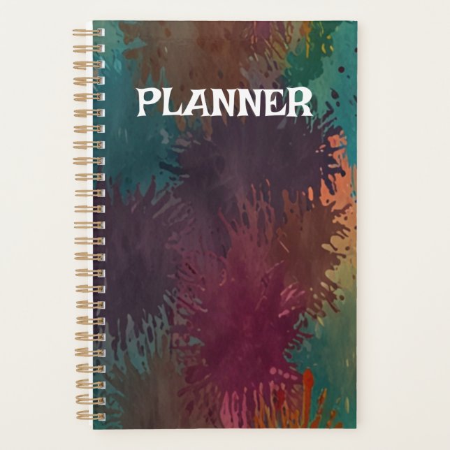 Elegant Floral  Planner (Front)