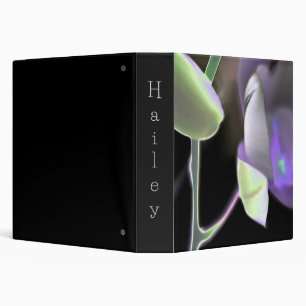 Elegant Floral Print Binder