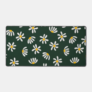 Elegant Floral Print   Botanical Wall Art   Nature Desk Mat