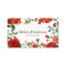 Elegant Floral Red White Professional