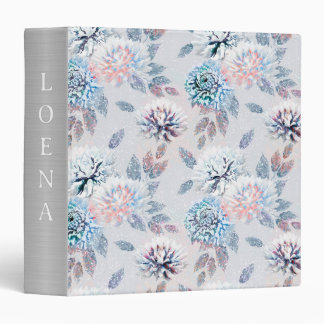 Elegant floral retro pattern.  binder