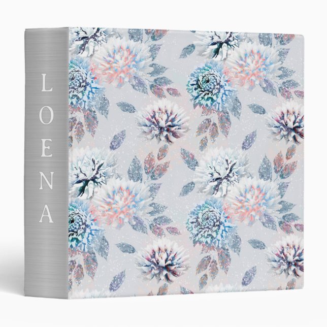 Elegant floral retro pattern.  binder (Front/Spine)