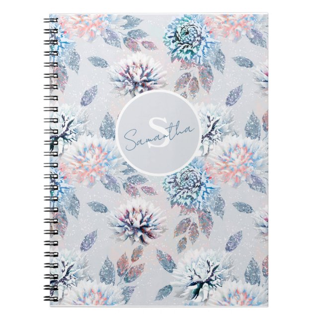 Elegant floral retro pattern.  notebook (Front)
