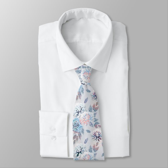 Elegant floral retro pattern.  tie (Tied)