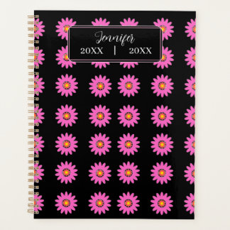 Élégant floral rose Nom et Date personnalisés