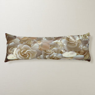 Elegant Floral Rose Petal Pattern Body Pillow