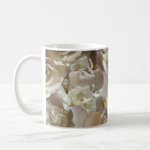 Elegant Floral Rose Petal Pattern  Coffee Mug