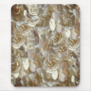 Elegant Floral Rose Petal Pattern  Mouse Pad