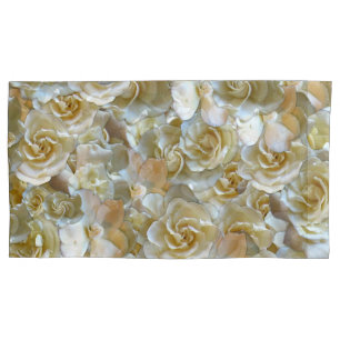 Elegant Floral Rose Petal Pattern  Pillowcase