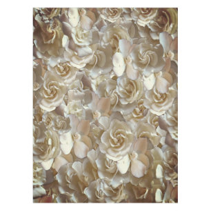 Elegant Floral Rose Petal Pattern  Tablecloth
