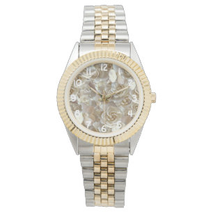 Elegant Floral Rose Petal Pattern  Watch