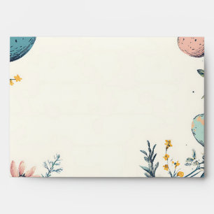Elegant Floral Spring Easter Egg Hunt  Envelope