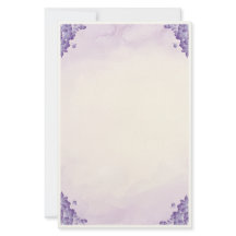 Elegant Floral Stationery Paper