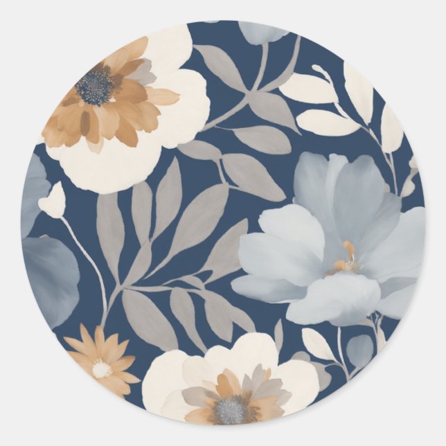 Elegant Floral Stickers (Front)