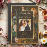 Elegant Floral Still Life Wedding Save the Date