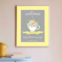 Elegant Floral Teacup Baby Shower Tea Party