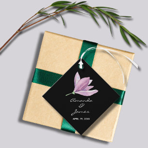 Elegant Floral Thank You Favour Tags