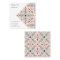 Elegant Floral Tiles Geometric Pink Beauty