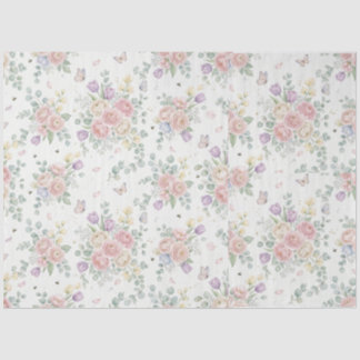 Elegant Floral Tissue Paper