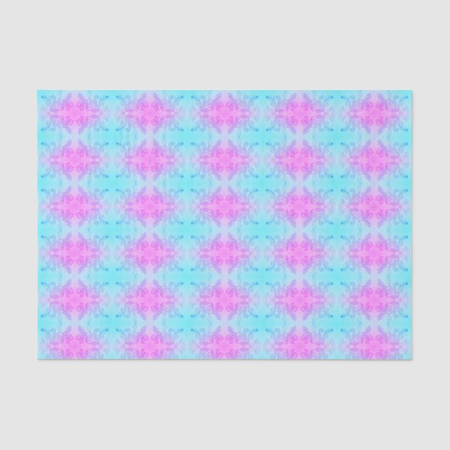 Elegant Floral Tissue Paper Delicate Electric (Front)