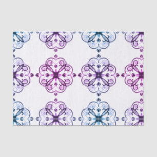 Elegant Floral Tissue Paper Retro