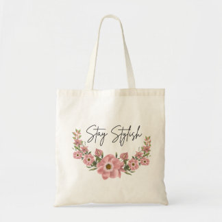 Elegant Floral Tote Bag