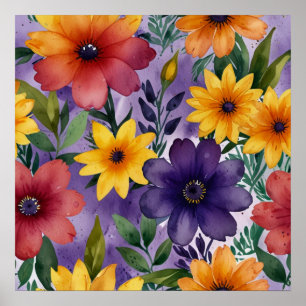 Elegant Floral Wall Art Print