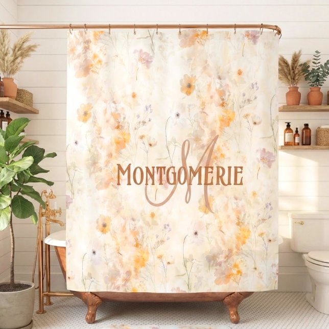 Elegant Floral Watercolor Custom Monogram (Creator Uploaded)